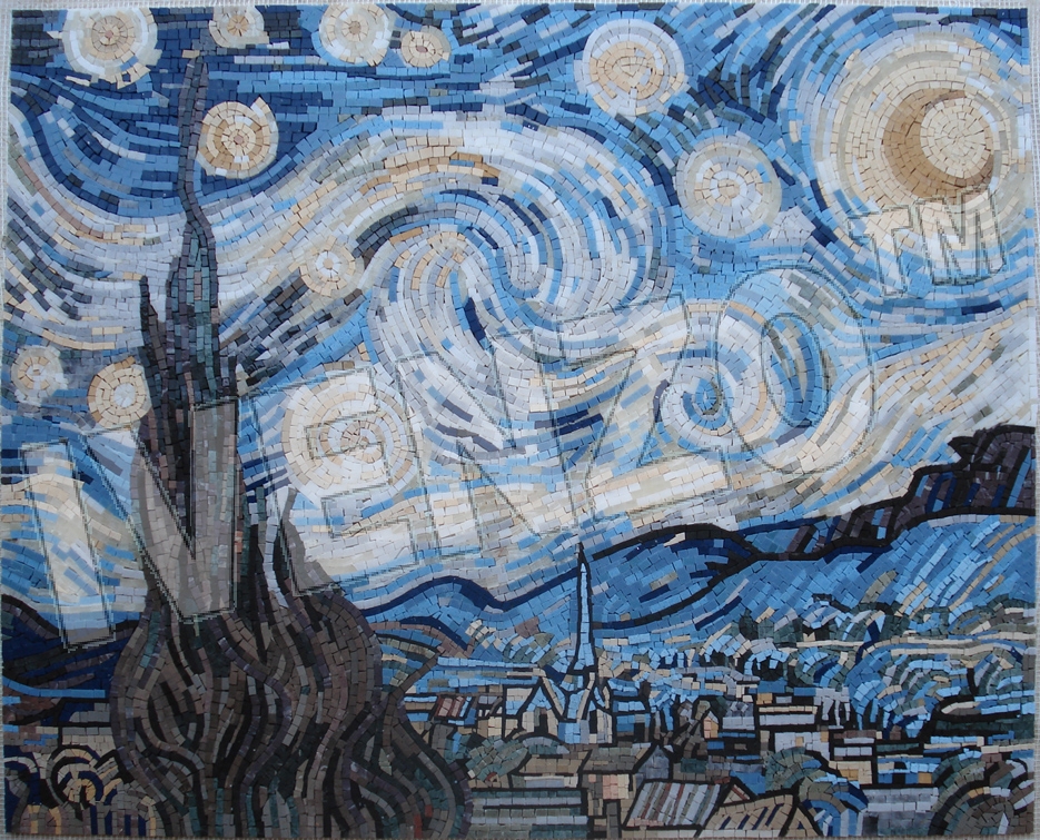 Mosaik FK080 van Gogh: Sternennacht