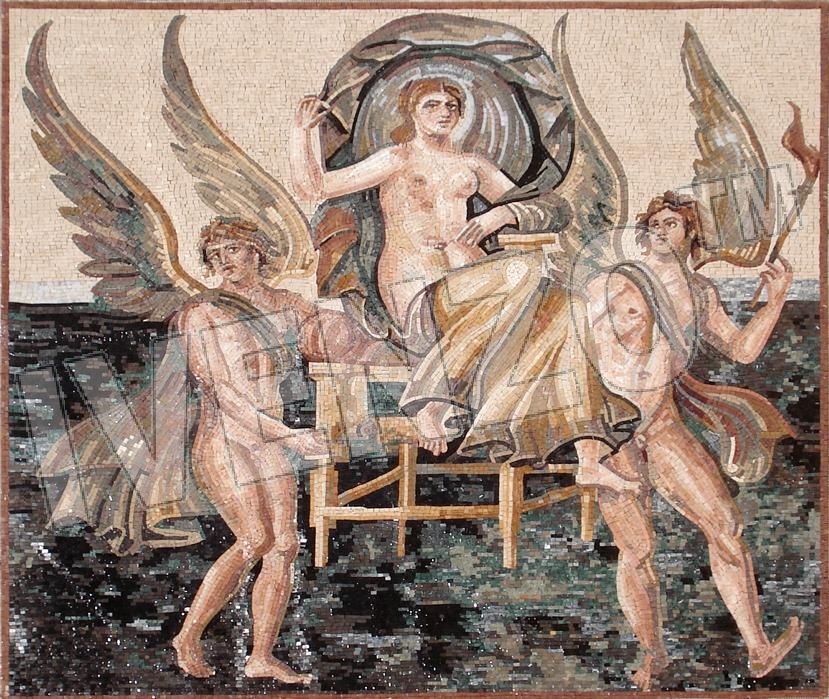 Mosaik FK120 Geburt der Aphrodite / Venus