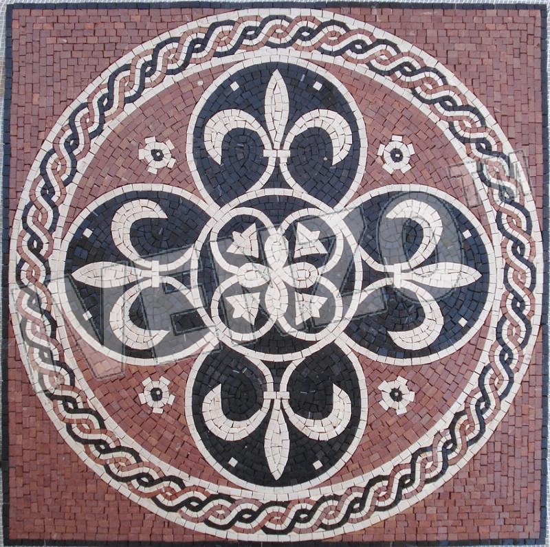 Mosaik GK067 Boubonische Lilie