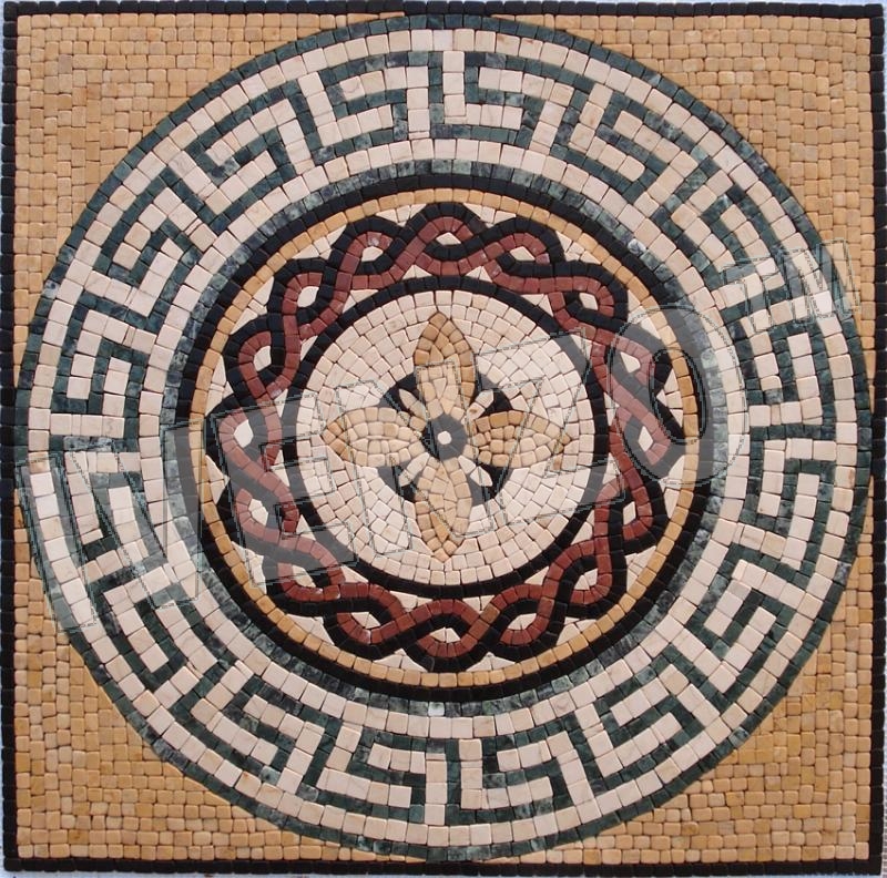 Mosaik GK069 Rosone griechisch-römisch