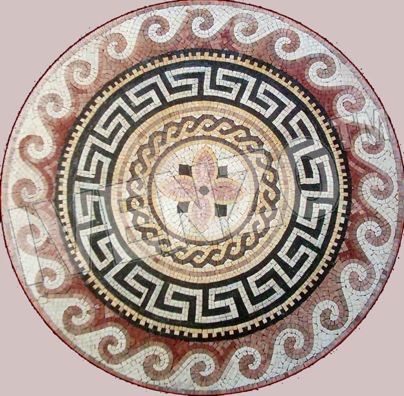 Mosaik MK029 Griechisch-römisches Medallion