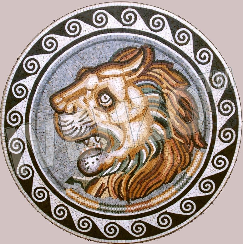 Mosaik MK081 Löwe aus Sabratha