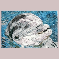 Mosaik Delfin