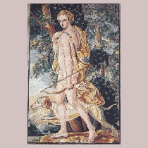 Mosaik Diana - Göttin des Mondes und der Jagd