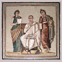 Mosaik Publius Vergilius Maro