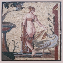 Mosaik Leda und der Schwan