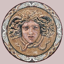 Mosaik Medusa Pistrucci