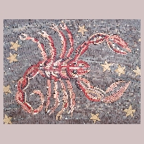 Mosaik Tierkreiszeichen Sternzeichen Skorpion
