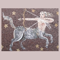 Mosaik Tierkreiszeichen Sternzeichen Schütze