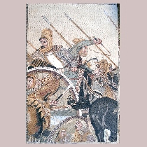 Mosaik Schlacht bei Issos (Alexanderschlacht)