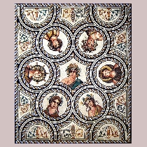 Mosaik Römerköpfe