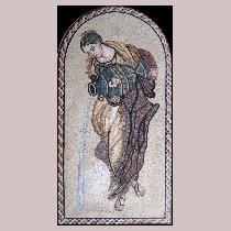 Mosaik Frau mit Krug