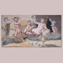 Mosaik Heracles und Dionysos