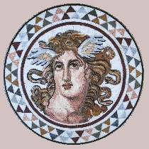 Mosaik Medusa aus Athen