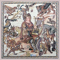 Mosaik Orpheus aus Shahba