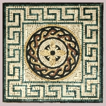Mosaik Rosone griechisch-römisch