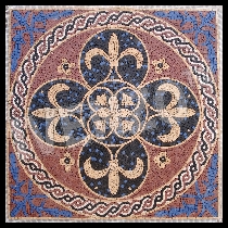 Mosaik Bourbonische Lilie