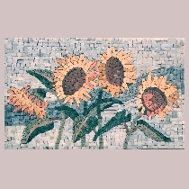 Mosaik Sonnenblumen