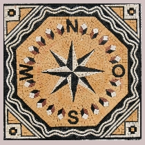 Mosaik Windrose