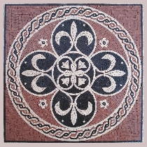 Mosaik Boubonische Lilie