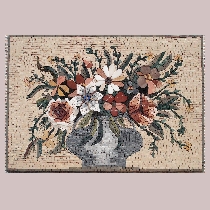 Mosaik Blumen in Vase