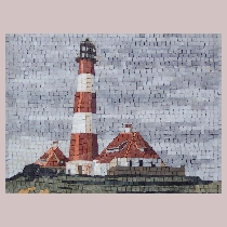 Mosaik Leuchtturm Westerhever