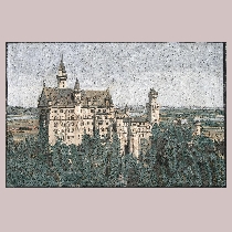 Mosaik Schloss Neuschwanstein