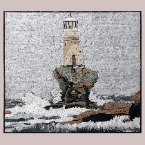 Mosaik Tourlitis-Leuchtturm Andros