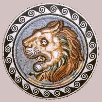 Mosaik Löwe aus Sabratha